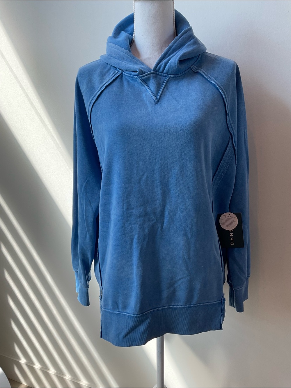 Danskin Light Blue Crewneck Hoodie Sweater